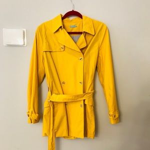 J McLaughlin Yellow Trench Coat